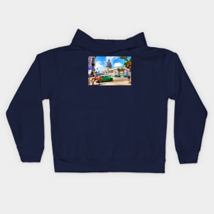 Capitol Building Havana Cuba Kids Hoodie